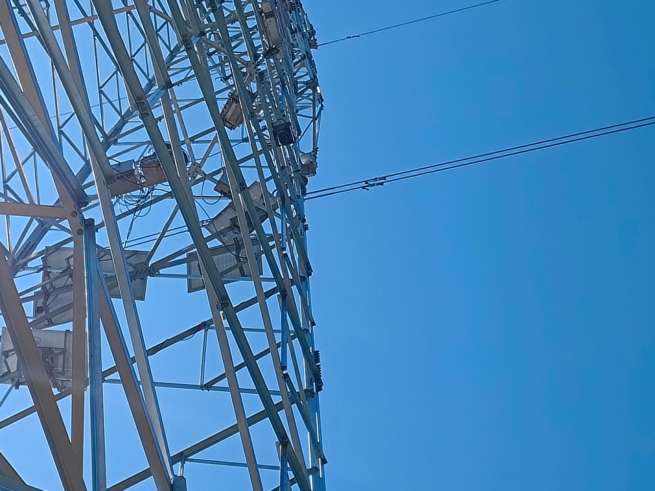 特力康輸電線路智能AI多目監控裝置：